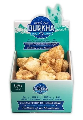 1lb Durkha Dog Chew PDQ Puffs - Treats